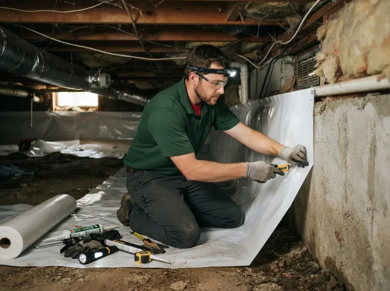 Crawlspace Moisture & Mold Barrier Services in Charleston, SC